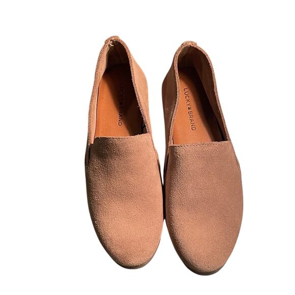 Lucky Brand Women's Tan Suede Loafers. 7M - Picture 1 of 4